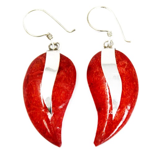 925 silver earrings mangos - 925,