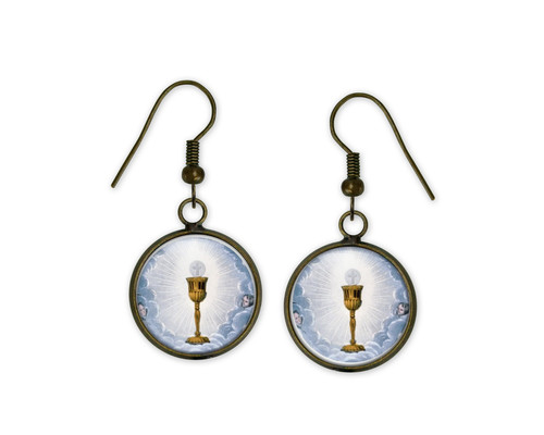 Holy communion earrings - communion,