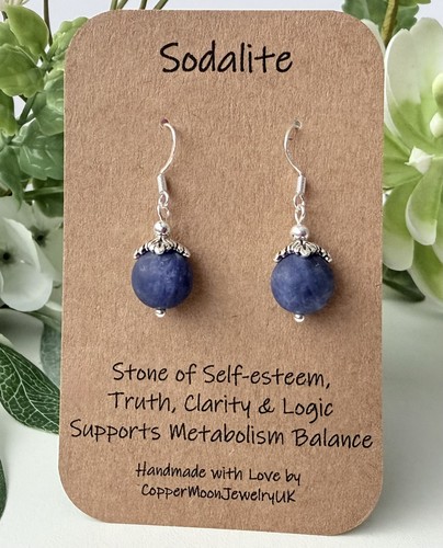 Blue denim sodalite - denim,