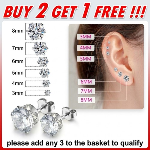 New 925 sterling silver - 925, stud