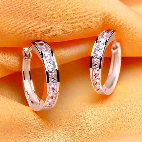 925 sterling silver crystal - silver,