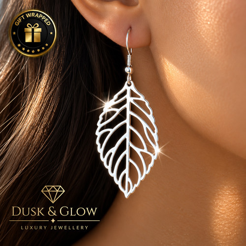 Silver gold dangle drop - gold,