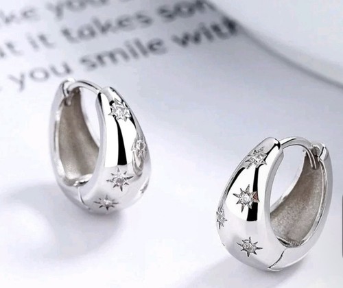925 sterling silver - silver, crystal