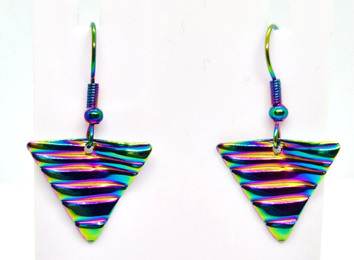 Rainbow titanium wavy - rainbow,