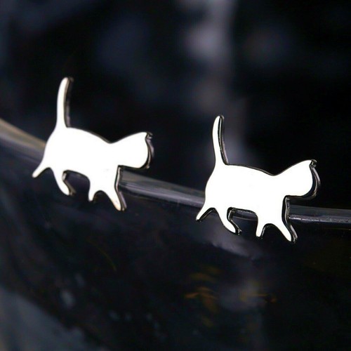 925 sterling silver cute cat - sterling,