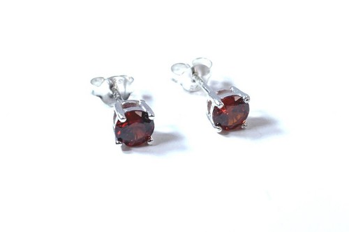 Birthstone stone set round - cz,