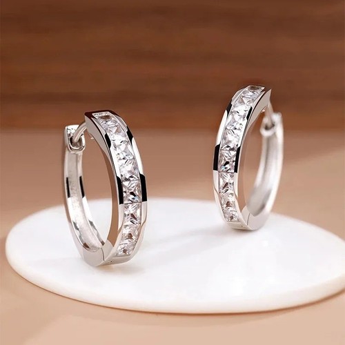 925 sterling silver crystal - silver,