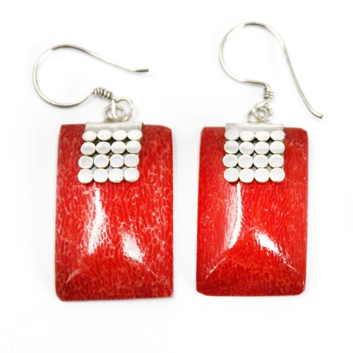 925 silver earrings sq mini - 925,